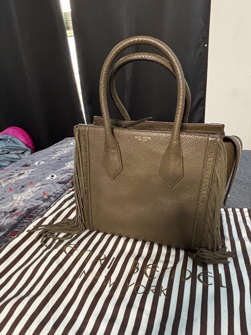 Henri Bendel "A-List" Fringe Satchel